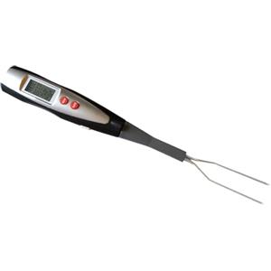 Cuisinart Forchetta digitale programmabile per la temperatura con luce LED integrata - Termometro digitale per carne, barbecue, sonda per la temperatura degli alimenti, per interni ed esterni