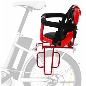 NotomaOOV Seggiolino posteriore per bicicletta, da 6 mesi a 6 anni | Seggiolino per portapacchi con cintura di sicurezza, poggiapiedi, girevole a 360°, per tutti i portapacchi