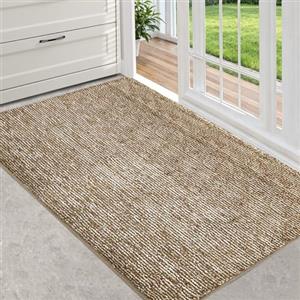 REFETONE Zerbino per interni, 50 x 80 cm, con retro in gomma antiscivolo, opaco, assorbente, per ingresso, corridoio, ingresso, cucina, camera da letto