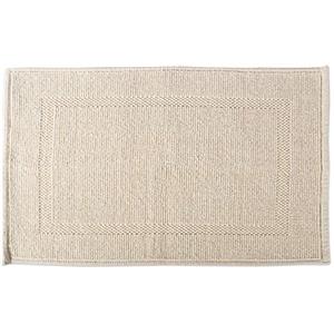 DII Oceanique Lavabile in Lavatrice Cotone Jacquard Tappeto da Bagno, 50,8 x 78,7 cm, Natural, 20" x 31"