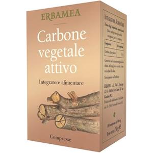 ERBAMEA Carbone Vegetale Attivo 100 Capsule