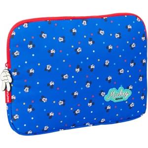 safta MICKEY MOUSE GOOD DAY - Custodia per laptop da 15,6", zaino, ideale per bambini di diverse età, comoda e versatile, qualità e resistenza, 39,5 x 3,5 x 27,5 cm, blu, M, Casual