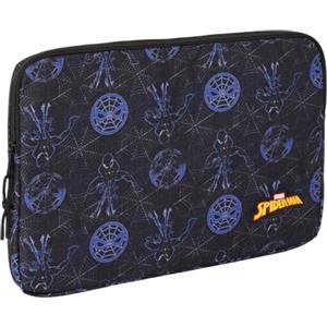safta SPIDERMAN ATTACK - Custodia per laptop da 15,6", zaino ideale per bambini di diverse età, confortevole e versatile, qualità e resistenza, 39,5 x 3,5 x 27,5 cm, Nero, M, Casual
