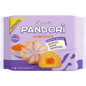 Generico BauIi Pandorì Mini Pandorino con Ripieno all'Albicocca e Zucchero a Velo 178g