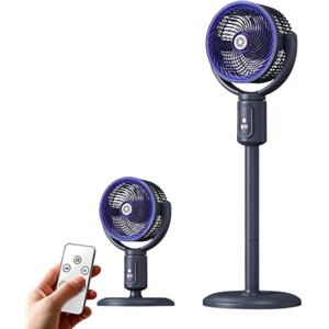 Generico Ventilatore A Piantana Per Camera Da 5 Velocità Oscillante 180° Altezza | Ventilatori A Piantana Elettrici Per Camera Da Soggiorno Cucina Ufficio Domestico Dormitorio