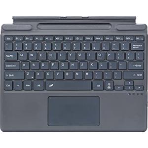 Generic Tastiera Bluetooth senza fili con touch pad per Microsoft Surface Pro 8/X, tastiera magnetica staccabile senza fili, tastiera portatile sottile (Nessuna retroilluminazione)