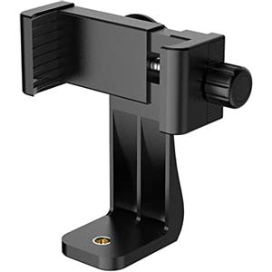 CIOGMZQ Supporto per telefono adattatore per treppiede per smartphone, rotazione a | Morsetto regolabile per selfie stick e monopiedi, rotazione verticale orizzontale a 360 gradi per telefoni