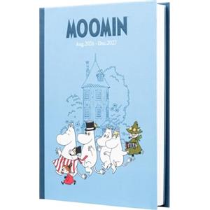 Grupo Erik Moomin Diario Scuola 2026 2027 - Agenda Settimanale | Università e Scuola Superiore, Weekly Planner, Copertina Rigida, Stickers, Tasca Interna, 17 Mesi