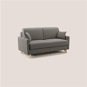 Divani.Store Edgar divano letto matrimoniale in tessuto felis impermeabile talpa 160 cm (mat. 120x197)
