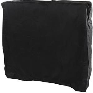 Cryfokt Copertura da Tavolo da Pong con Cerniera Nera, Rivestimento UV | Copritavolo da esterno rivestito in argento, 155x75x150 cm, con custodia per tavolo da pong pieghevole da patio