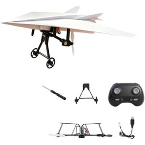Gettimore Kit aereo di carta Rc, kit aereo telecomandato elettrico fai da te