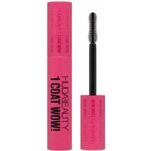 HUDA BEAUTY ORIGINALE | 1 Coat Wow! - Mascara volumizzante | by BELLA | (NERO 10 ml, 10 ml (confezione da 1))