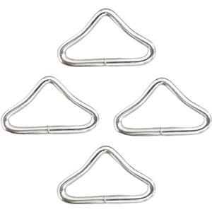 idqwsswt Fibbie per trampolino, affidabili chiusure a forma di V ad anello | triangolare, ferramenta durevole per accessori per letti da salto, fibbie per trampolino, chiusure ad anello a forma di V,