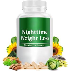 Generico Formula brucia grassi notturna, supporta il metabolismo, non OGM | Supporta la combustione dei grassi durante la notte; frena l'appetito; aiuta il sonno ristoratore durante