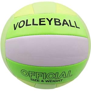 Generic Pallone da beach volley in PVC, misura 5, pallavolo morbido ufficiale | Gioco di formazione professionale per interni ed esterni, cortile, parco, erba, sabbia, piscina, scuola, regalo per bambini