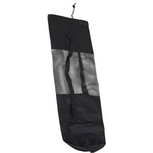 NEXAVKPR Borsa pieghevole per tappetino da yoga, zaino in rete con chiusura | Zaino in rete leggero per yoga per accessori da palestra, nylon resistente agli strappi, vari tappetini per uso quotidiano
