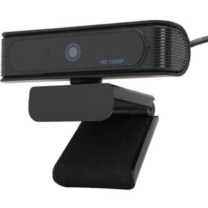 MAJONMMERD Webcam Riconoscimento Facciale, 1080P 30FPS USB | Accesso protetto a Hello, obiettivo grandangolare da 120°, plug-and-play UVC 1.5, nessun driver necessario, PC portatile