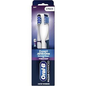 Oral-B Pulsar Advanced All-in-One Spazzolino da denti morbido, 2 pezzi