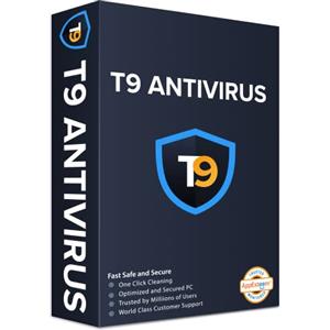 Systweak T9 Antivirus - Software per Windows - 1 PC, 1 anno | Protezione in tempo reale, protezione da exploit e malware, protezione USB | Firewall e sicurezza Internet (Voucher) [software_key_card]
