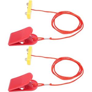 Domary Universal Treadmill Emergency Stop Key 2 Pcs Safety Switch with