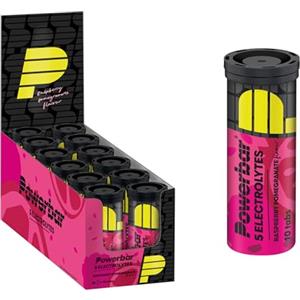 PowerBar 5 Electrolytes Tabs 10 tabs x 12 Tubes - Raspberry Pomegranate