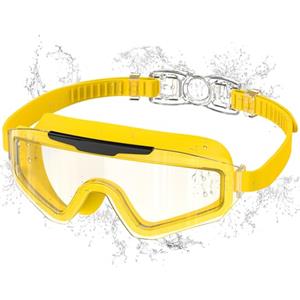 Ambienden Occhialini Nuoto Bambini 3-14 Anni Anti-Appannamento UV | Adatti 3-14 Anni, Lenti Anti-Condensa, Protezione UV, Chiusura Impermeabile, Guarnizione Silicone