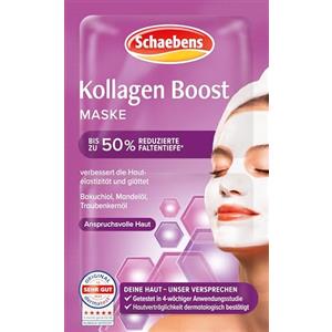 Schaebens Maschera di collagene Boost - la cura intensiva per la pelle più liscia e dall'aspetto più giovane con collagene, bakuchiolo e olio di semi d'uva per pelli esigenti, 2 applicazioni