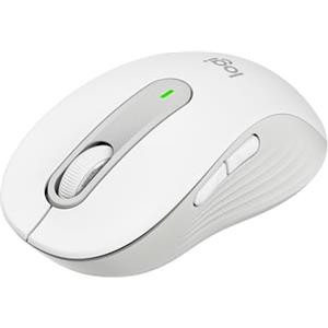 Logitech Signature M650 Mouse wireless - Per mani piccole e medie | Batteria 2 anni, Clic Silenziosi, Tasti Personalizzabili, Bluetooth, per PC/Mac/Più dispositivi/Chromebook - Bianco