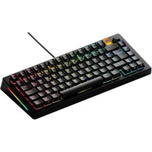 GLORIOUS GMMK 3 TKL 75% Tastiera QWERTZ Tedesco (Nero) | Frequenza Di Polling Altissima, Scocca Lavorata A Macchina CNC, Architettura Modulare Hotswap E Illuminazione Luce Led RGB