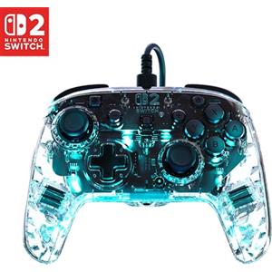 Turtle Beach Afterglow Chiaro controller da gaming RGB cablato con licenza ufficiale per Nintendo Switch 2