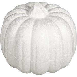 Rayher zucca in polistirolo, 11x10cm, 1 pezzo, per decorazioni autunnali e Halloween, da colorare e decorare, 33494000