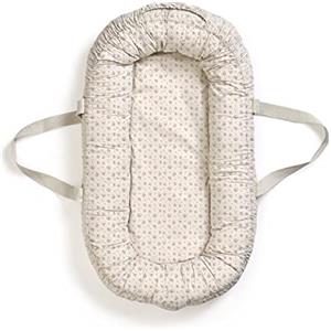 Elodie Details Riduttore Lettino Neonato - Nido Baby Nest Portatile Antisoffoco con Maniglie Lunghe, Tasca Integrata & Materasso, 100% Cotone Bio, OEKO-TEX, Lavabile, Bozzolo 78×45 cm, Autumn Rose