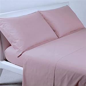 Il Filo MADE IN ITALY - Completo Lenzuola Matrimoniale + 2 Federe in sublime Percalle di cotone, MISURE MAXI con sotto 180x200 - angoli H 30 ed interni federa maggiorati - BEE Home Collection