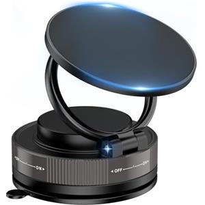 Seaflar Porta Cellulare Auto Magnetico Rotazione 360° - Universale Supporto Telefono Auto Con Magnete Ultra-Potente N55 & Ventosa Vuoto - Applicabile A Iphone 17/16/15/14 Pro, Android