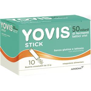 ALFASIGMA SpA Yovis Stick 10 Bustine Fermenti Lattici