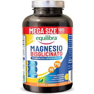 EQUILIBRA Srl Equilibra magnesio bisglicinato 180 capsule - EQUILIBRA - 951381072