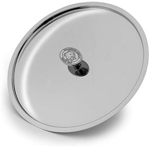 AGNELLI Coperchio Aluinox 3ply D 24 Cm con Pomolo Acciaio Inox