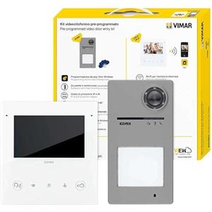 VIMAR Kit videocitofono monofamiliare vimar K40515.R Tab 5S Up Wi-Fi +40170