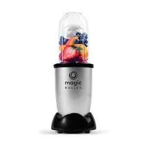 NutriBullet Magic Bullet Mini di nutribullet, Frullatore Elettrico, Frullatore Piccolo, Confezione Base da 3 Pezzi, Potenza 200 Watt, Grigio, MBR03