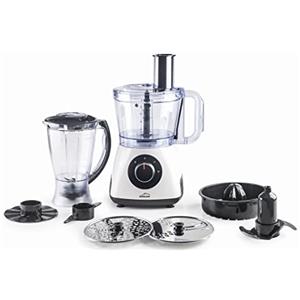 Lacor 69579 - Robot da cucina MultiGenius 100% senza BPA, multi... | Utensile professionale duraturo; progettato per prestazioni ottimali e una pulizia rapida in lavastoviglie