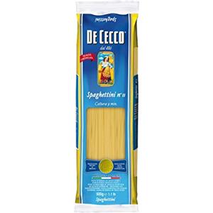 De Cecco Spaghettini, Pasta di Semola Digrano Duro, 500g