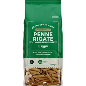 by Amazon Pasta di Grano Duro, Penne Rigate Integrali, 500g