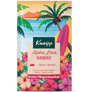Kneipp Bagno schiumoso aromatico Aloha Love Hawaii, additivo da bagno con esclusivo estratto di fiori di ibisco e olio di cocco biologico, 50 ml