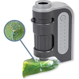 Carson MicroBrite Plus 60x-120x Microscopio Portatile con Luci a LED, Ideale per Studenti e Analisi di Laboratori , Mini Microscopio Portatile/Tascabile Ideale per Esperimenti di Scenza (MM-300)