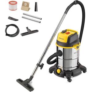 STANLEY AR Blue Clean STANLEY Aspiratore Solidi e Liquidi SXVC30XTDE con Presa Elettroutensili (1600 W, 30 l)