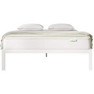 Novilla Rete Letto Matrimoniale 160x190 Struttura Letto a Doghe in Legno, Spazio di Archiviazione Sotto al Letto, Facile da Montare, Perfetto per Tutti Tipi di Letti e Materassi, Bianco