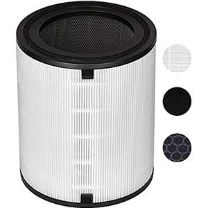 Tablenco Set di filtri di ricambio per purificatore d'aria LEVOIT LV-H133 - H13 True HEPA e filtri a carbone attivo - Compatibile con set di filtri LV-H133-RF per purificatore d'aria LV-H133 3 in 1