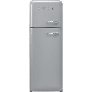 SMEG FAB30LSV6, Capacità netta totale 294 l, Rumorosità: 34 dB(A), 3 ripiani, Dimensioni: L 60 cm A 172 P 76,8 cm, Silver, Classe C