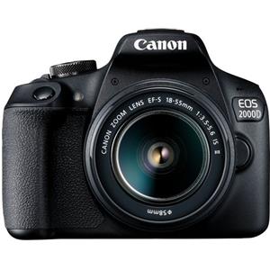 Canon [Pronta consegna] Kit Fotocamera Reflex Canon EOS 2000D + Obiettivo EF-S 18-55mm IS II - Prodotto in Italiano [Prodotto ufficiale - Garanzia Canon 2 Anni]