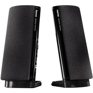 HAMA Casse E80 per PC, 2.0, RMS 2W, connessione USB, nero